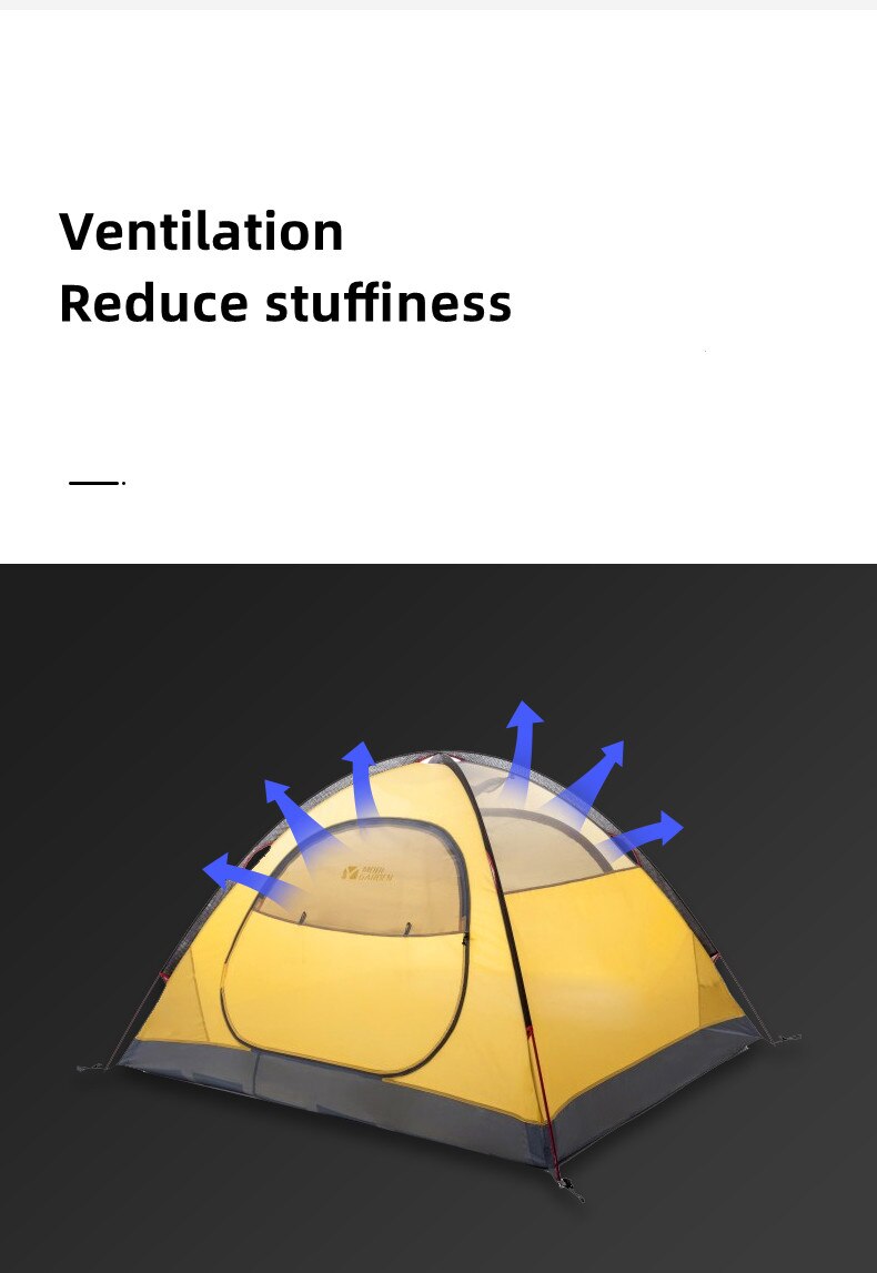 Cheap Goat Tents Mobi Garden Nature Hike Camping Tent Travel Outdoor Rainproof Alpine Desert Snow Camping Equipment Snow Skirt 2 3 Person Tent   